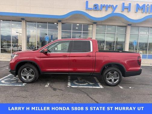 Red 2023 Honda Ridgeline RTL