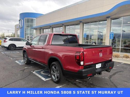 Red 2023 Honda Ridgeline RTL