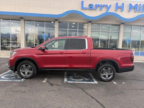 Red 2023 Honda Ridgeline RTL