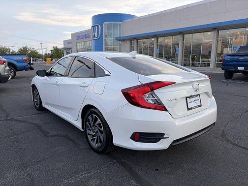 White 2018 Honda Civic EX