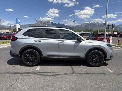Solar Silver Metallic 2026 Honda CR-V Hybrid Sport-L
