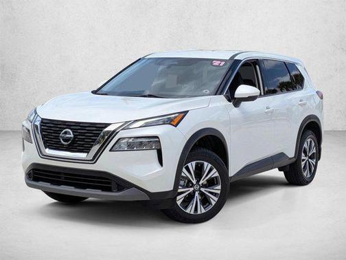 Pearl White Tricoat 2021 Nissan Rogue SV