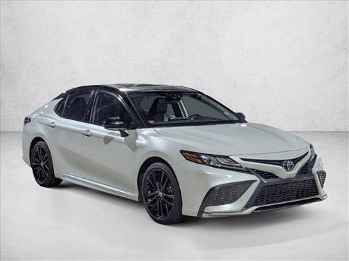 Midnight Black Metallic 2021 Toyota Camry XSE