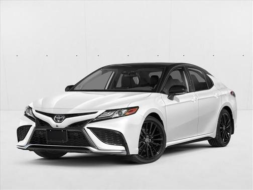 Midnight Black Metallic 2021 Toyota Camry XSE