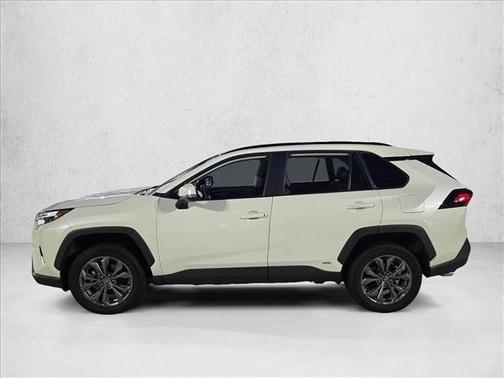 Blizzard Pearl 2022 Toyota RAV4 Hybrid XLE Premium