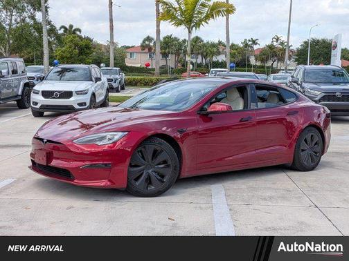 Ultra Red 2024 Tesla Model S Long Range