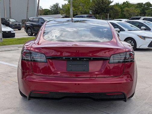 Ultra Red 2024 Tesla Model S Long Range