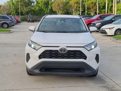 White 2022 Toyota RAV4 XLE