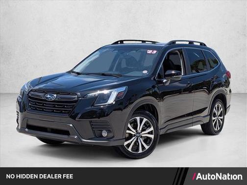 Crystal Black Silica 2023 Subaru Forester Limited