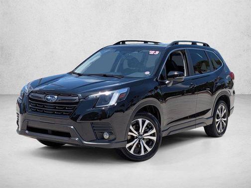 Crystal Black Silica 2023 Subaru Forester Limited