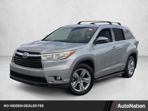Silver Sky Metallic 2016 Toyota Highlander Hybrid Limited