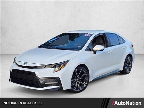 Super White 2020 Toyota Corolla SE
