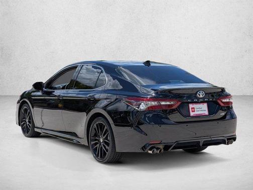 Midnight Black Metallic 2021 Toyota Camry XSE