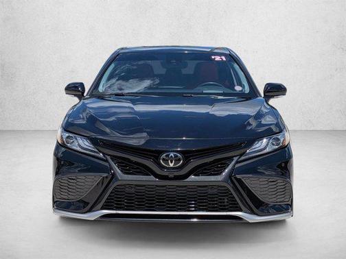 Midnight Black Metallic 2021 Toyota Camry XSE