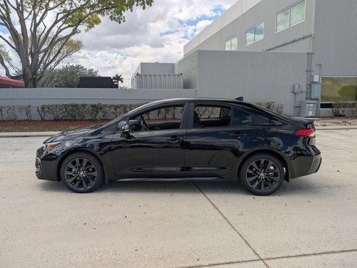 Midnight Black Metallic 2026 Toyota Corolla SE