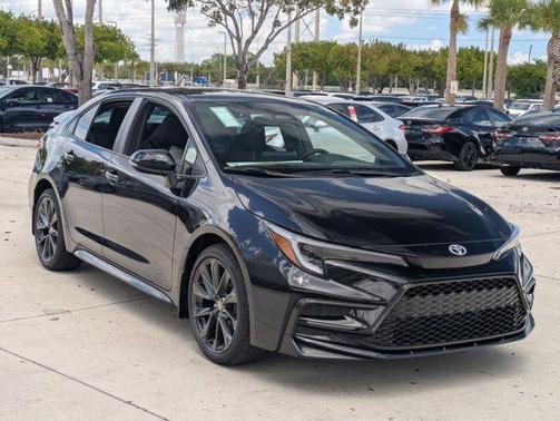 Midnight Black Metallic 2026 Toyota Corolla SE