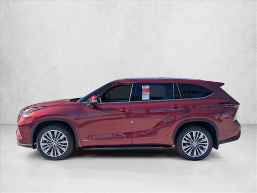 Ruby Flare Pearl 2026 Toyota Highlander Hybrid Platinum