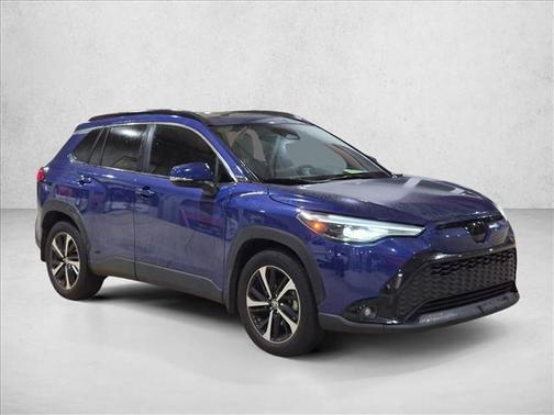 Blue Crush Metallic 2023 Toyota Corolla Cross Hybrid XSE