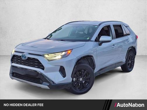 Silver Sky Metallic 2022 Toyota RAV4 Hybrid SE