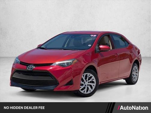 Barcelona Red Metallic 2019 Toyota Corolla LE