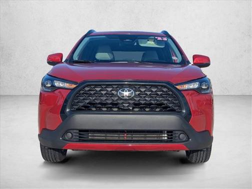Barcelona Red Metallic 2023 Toyota Corolla Cross LE