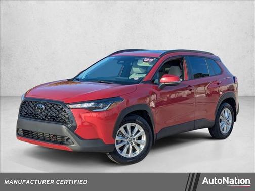 Barcelona Red Metallic 2023 Toyota Corolla Cross LE