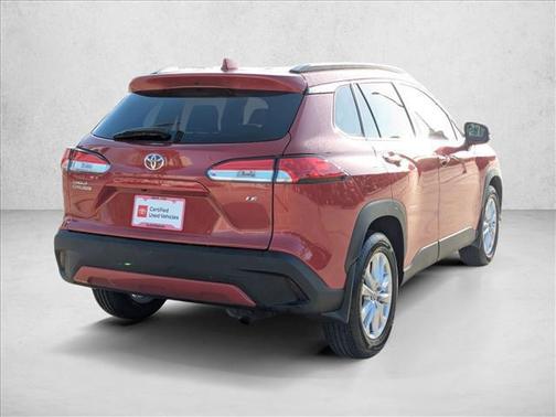 Barcelona Red Metallic 2023 Toyota Corolla Cross LE