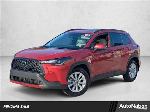 Barcelona Red Metallic 2023 Toyota Corolla Cross LE
