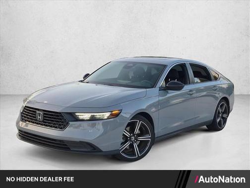 Urban Gray Pearl 2024 Honda Accord Hybrid Sport