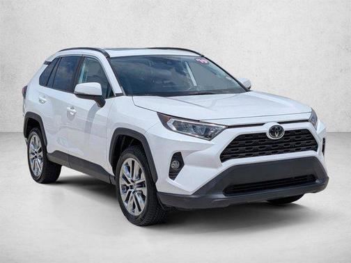 Super White 2019 Toyota RAV4 XLE Premium