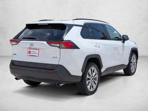 Super White 2019 Toyota RAV4 XLE Premium