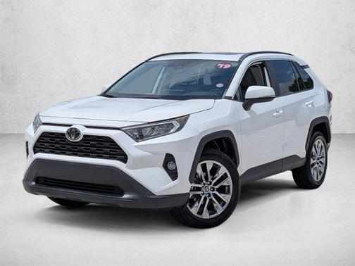 Super White 2019 Toyota RAV4 XLE Premium
