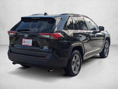 Midnight Black Metallic 2023 Toyota RAV4 Hybrid XLE