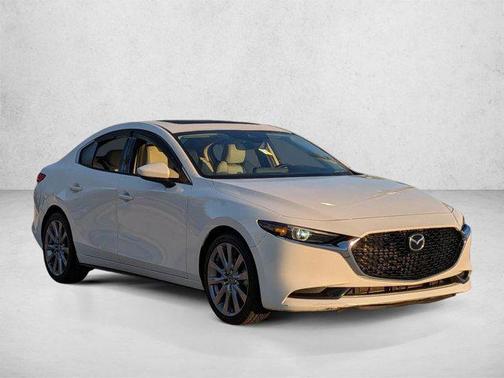 Snowflake White Pearl Mica 2021 Mazda Mazda3 FWD w/Premium Package