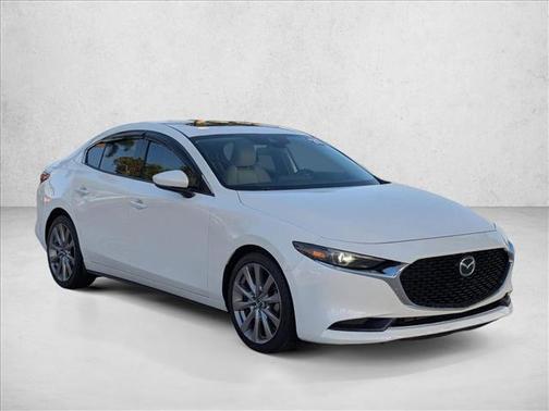 Snowflake White Pearl Mica 2021 Mazda Mazda3 FWD w/Premium Package