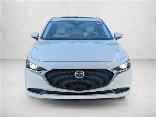 Snowflake White Pearl Mica 2021 Mazda Mazda3 FWD w/Premium Package