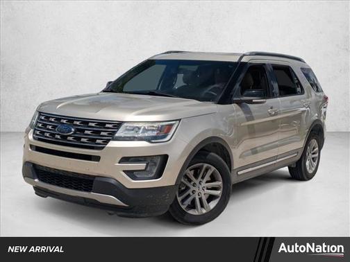 White Gold Metallic 2017 Ford Explorer XLT