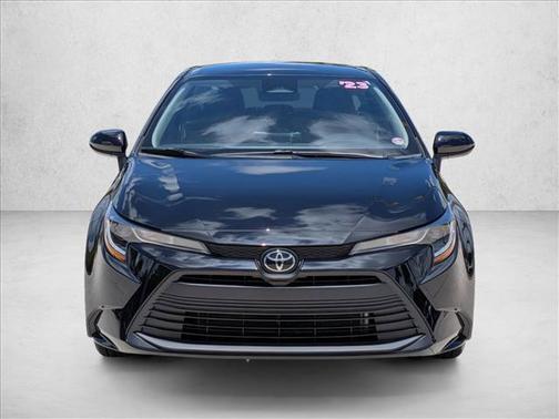 Midnight Black Metallic 2023 Toyota Corolla LE