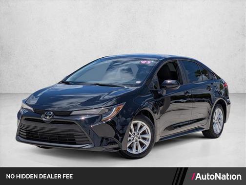 Midnight Black Metallic 2023 Toyota Corolla LE