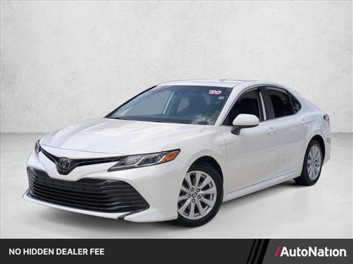 Super White 2020 Toyota Camry LE