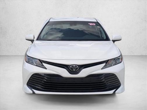 Super White 2020 Toyota Camry LE