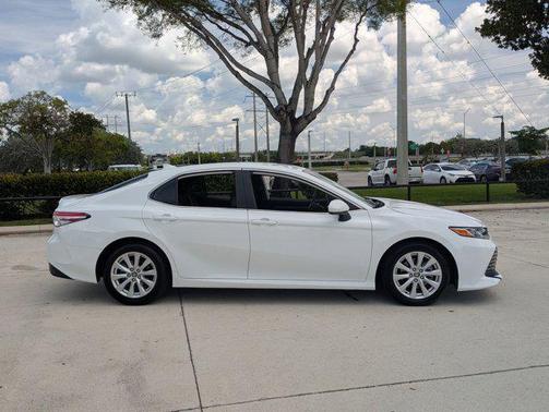 Super White 2020 Toyota Camry LE