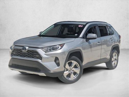 Silver Sky Metallic 2021 Toyota RAV4 Hybrid SE