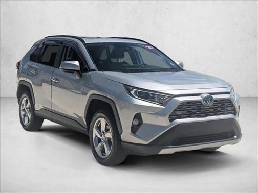 Silver Sky Metallic 2021 Toyota RAV4 Hybrid SE