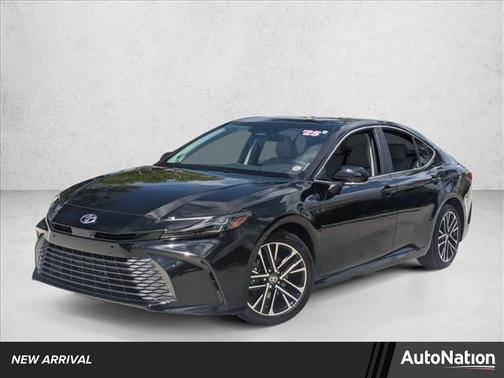 Midnight Black Metallic 2025 Toyota Camry XLE