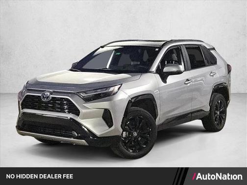 Silver Sky Metallic 2023 Toyota RAV4 Hybrid SE