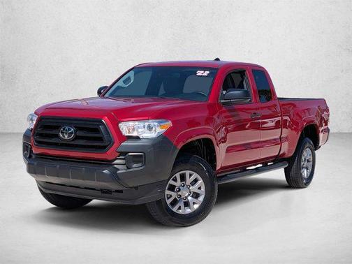 Barcelona Red Metallic 2022 Toyota Tacoma SR