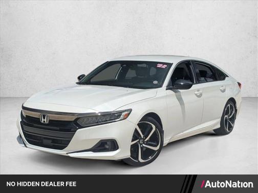 Platinum White Pearl 2022 Honda Accord Sport 1.5T