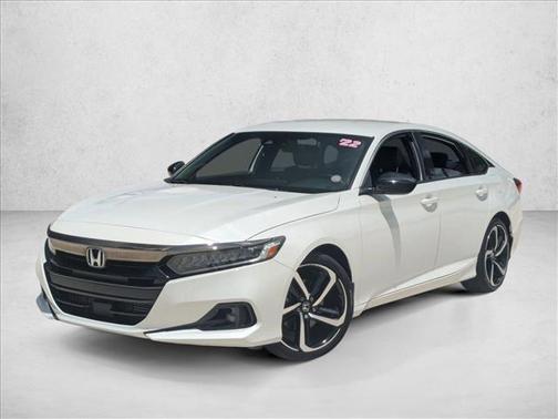 Platinum White Pearl 2022 Honda Accord Sport 1.5T