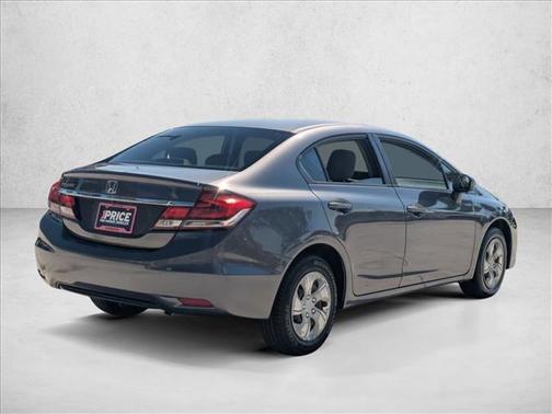 Alabaster Silver Metallic 2014 Honda Civic LX